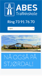 Mobile Screenshot of abes-trafikkskole.com